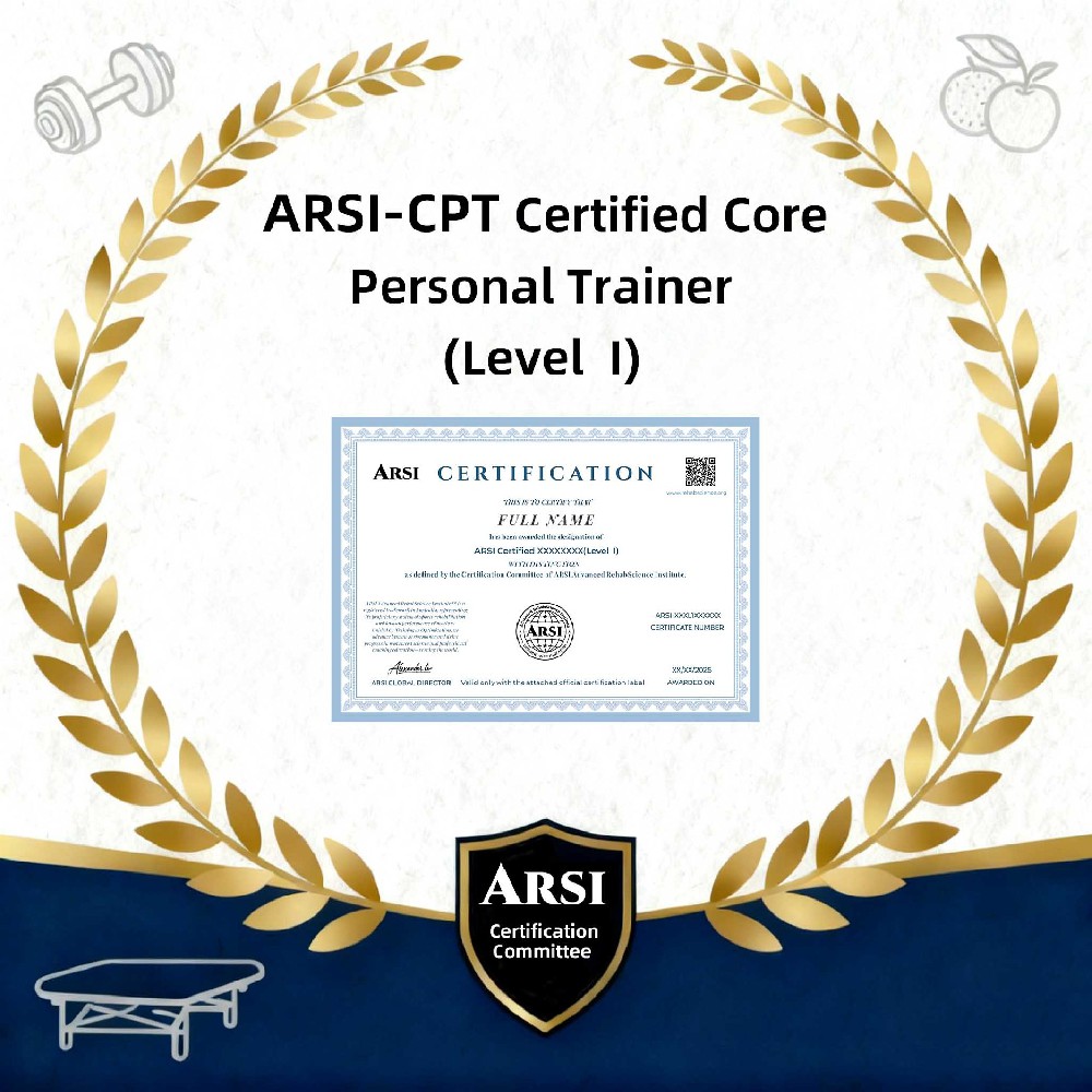 ARSI-CPT Core 私人教練初級認證 (Level I)