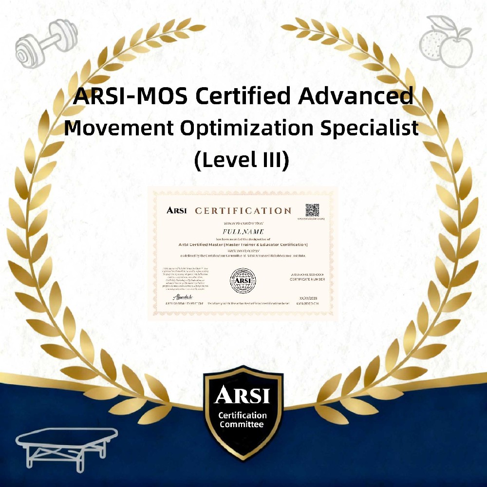 ARSI-MOS Certified Advanced Movement Optimization Specialist (Level II)